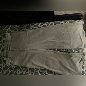 Norma Kamali for Everlast wide leg gray knit pants sz L